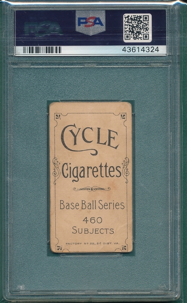 1909-1911 T206 Stahl, Glove, Cycle Cigarettes PSA 2 *460 Series*