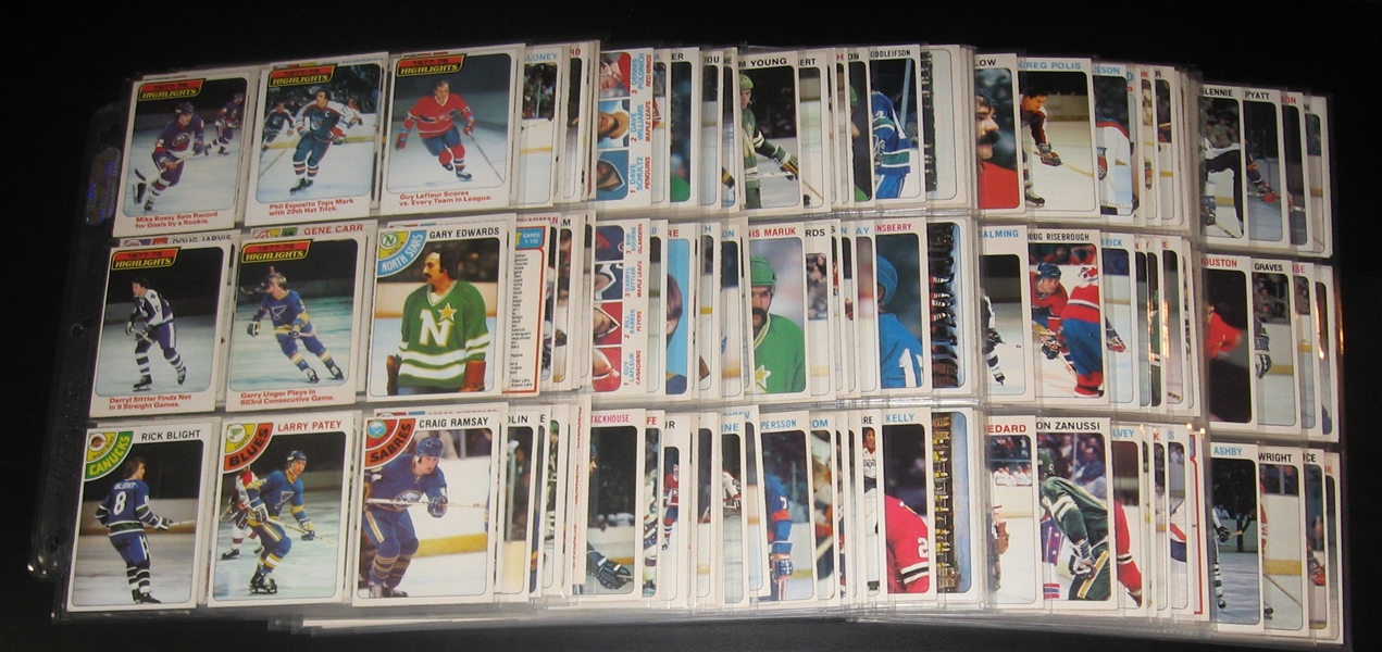 1978-79 O-Pee-Chee Hockey Complete Set (396). Bossy, Rookie