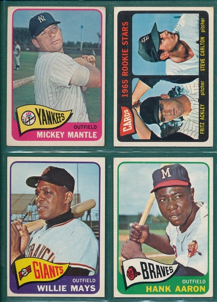 1965 Topps Baseball Complete Set (598)