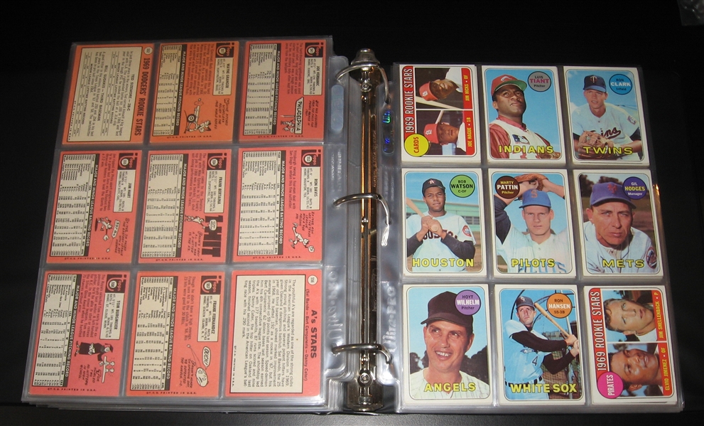 1969 Topps Baseball Complete Set (664) W/ Reggie Jackson, Rookie