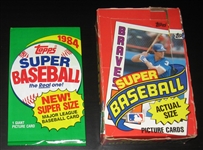 1984 Topps Super Box of (39) Unopened Packs