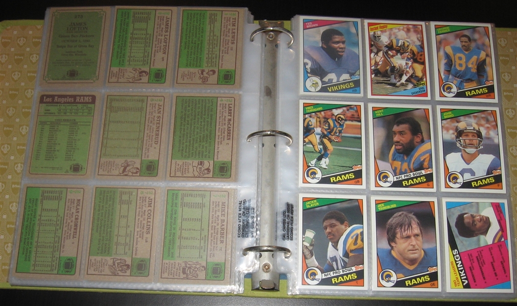 1984 Topps Football Complete Set (396) W/ Dickerson, Elway & Marino, Rookies