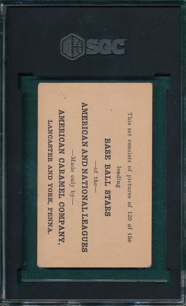 1922 E121 Tris Speaker American Caramel SGC 2