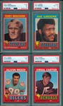 1971 Topps Football Complete Set (263) W/ (2) Wrappers, Greene & Bradshaw, Rookies, PSA