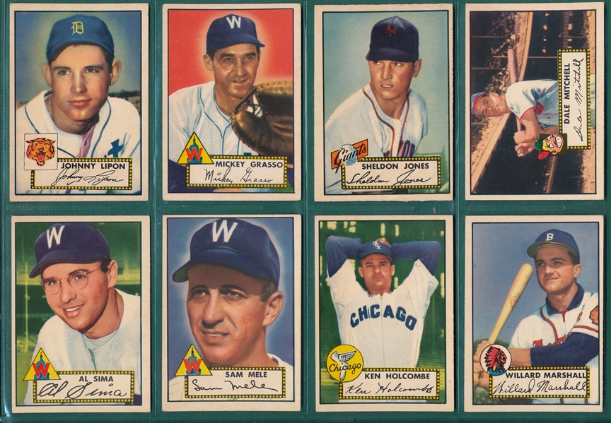 1952 Topps Lot of (43) 2nd Series 