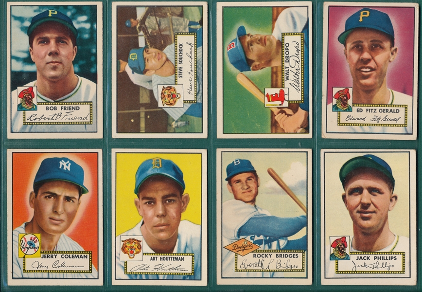 1952 Topps Lot of (50) W/ #215 Bauer