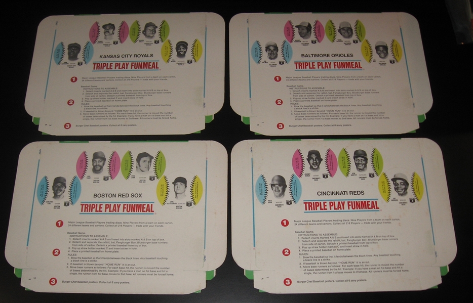 1977 Burger Chef Discs, Complete Set of Boxes (24)