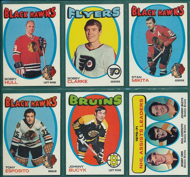 1971-72 Topps Hockey Partial Set (96/132) W/ Bobby Hull
