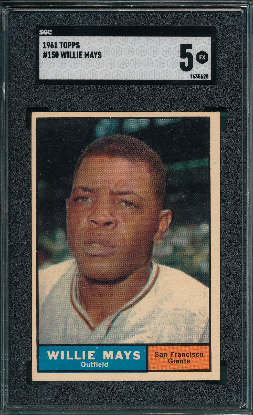 Lot Detail Topps Willie Mays Sgc