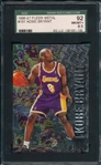 1996-97 Fleer Metal #181 Kobe Bryant SGC 92 *Rookie*