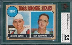 1968 Topps #247 Johnny Bench BVG 5.5 *Rookie*