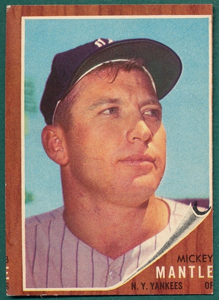 1962 Topps #200 Mickey Mantle