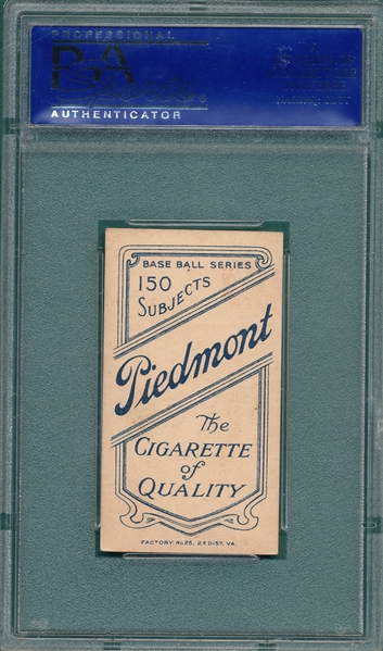 1909-1911 T206 Ganley Piedmont Cigarettes PSA 5