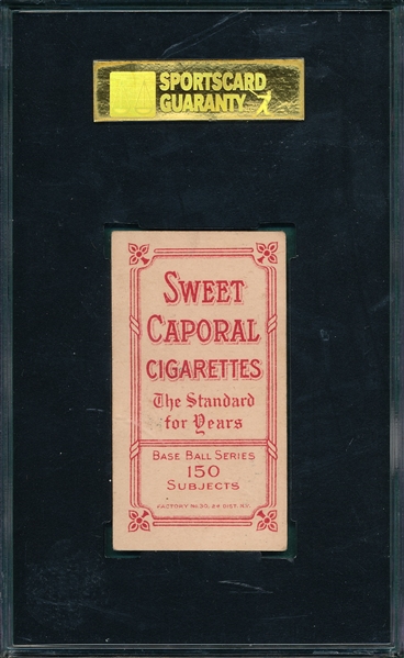 1909-1911 T206 Ganley Sweet Caporal Cigarettes SGC 60