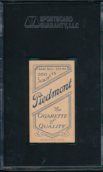 1909-1911 T206 Groom Piedmont Cigarettes SGC 84