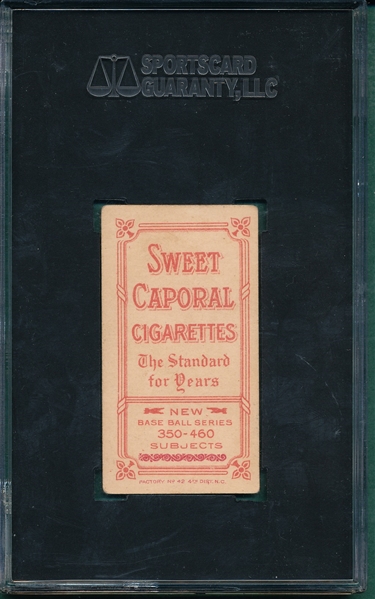 1909-1911 T206 Oldring, Batting, Sweet Caporal Cigarettes SGC 60