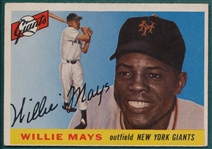 1955 Topps #194 Willie Mays *Hi #*