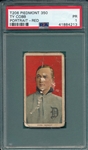 1909-1911 T206 Ty Cobb, Red Portrait, Piedmont Cigarettes PSA 1