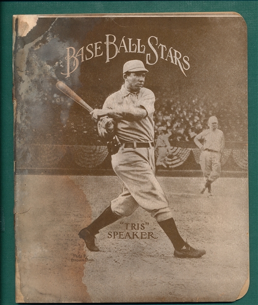 1907 Base Ball Stars Notebook W/ Tris Speaker