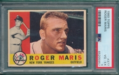 1960 Topps #377 Roger Maris, PSA 4