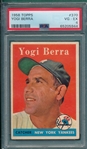 1958 Topps #480 Yogi Berra PSA 4