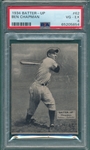 1934 Batter-Up #62 Ben Chapman PSA 4
