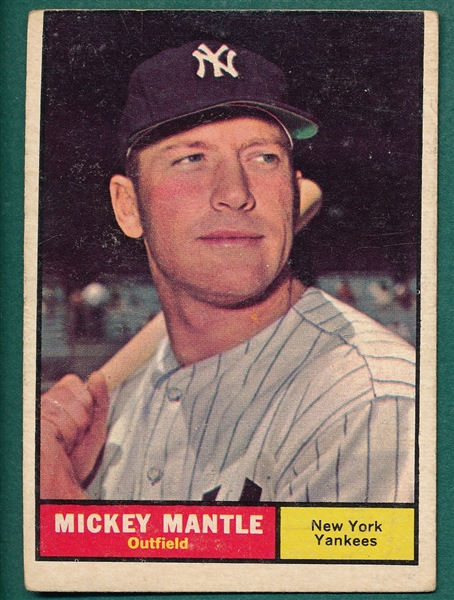 1961 Topps #300 Mickey Mantle