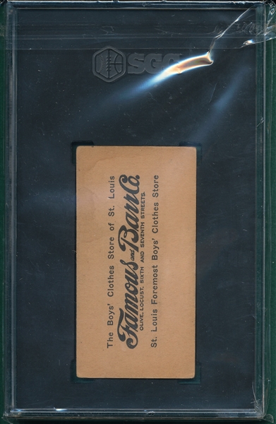 1916 Famous & Barr #89 Ray Fisher SGC 2.5