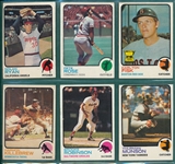1973 Topps Lot of (12) W/ Ryan & Mays