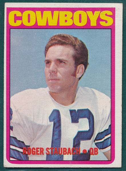 1972 Topps Football #200 Roger Staubach *Rookie*
