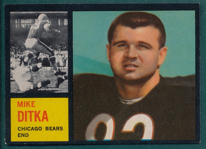 1962 Topps Football #17 Mike Ditka *Rookie*