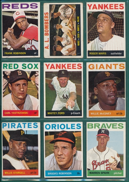 1964 Topps Baseball Partial Set (508/587) 