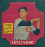 1951 Fischer’s Bread For Energy Andy Pafko