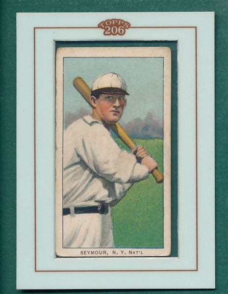 1909-1911 T206 Seymour, Batting, Sweet Caporal Cigarettes *Topps 206*