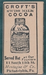 1909 E92 Dots Miller Crofts Cocoa