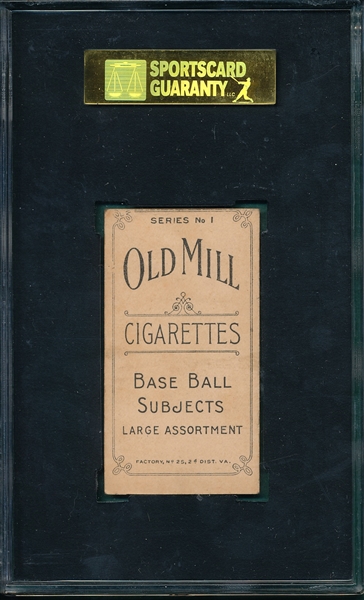 1910 T210-1 Toren Old Mill Cigarettes SGC 60