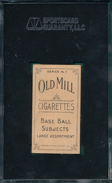 1910 T210-1 Jones Old Mill Cigarettes SGC 60