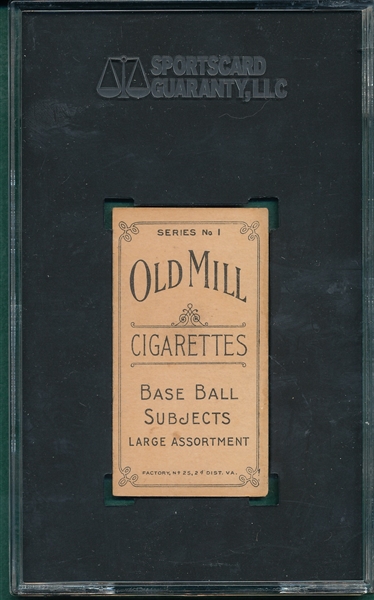 1910 T210-1 Morse Old Mill Cigarettes SGC 70