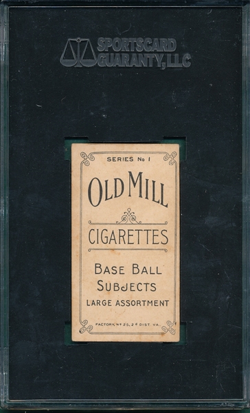 1910 T210-1 Bierkortte Old Mill Cigarettes SGC 60
