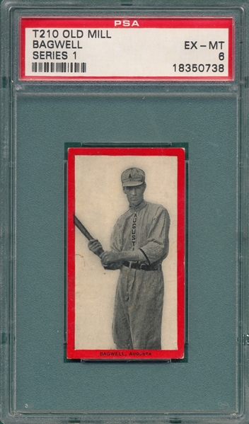 1910 T210-1 Bagwell Old Mill Cigarettes PSA 6