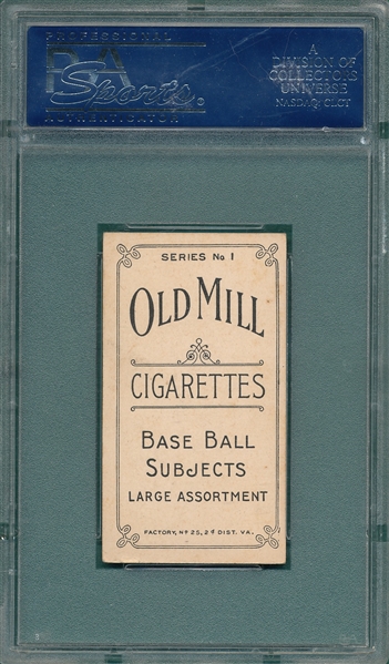 1910 T210-1 Bagwell Old Mill Cigarettes PSA 6