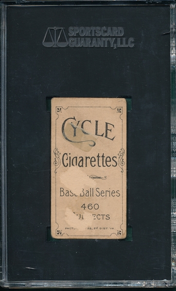 1909-1911 T206 Walter Johnson Cycle Cigarettes SGC 1 *460 Series*