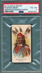 1888 N2 Rushing Bear, American Indian Chiefs, Allen & Ginter Cigarettes PSA 4