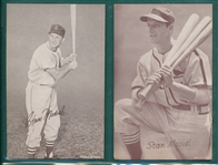 1947-66 Exhibits Stan Musial, Lot of (2) Variations