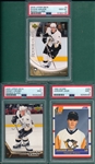 1990-2006 Hockey, Jagr, Malkin & Crosby, Lot of (3) Penguins Rookies