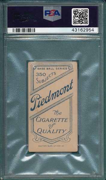 1909-1911 T206 Ganley Piedmont Cigarettes PSA 3 *350 Sereis* *Elite 11*