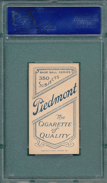 1909-1911 T206 Unglaub Piedmont Cigarettes PSA 6