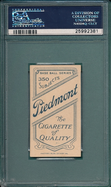 1909-1911 T206 Burns Piedmont Cigarettes PSA 6.5
