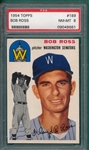 1954 Topps #189 Bob Ross PSA 8