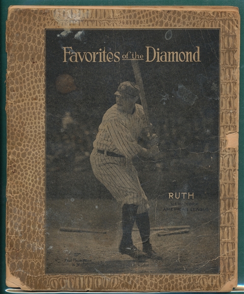 1920s Favorites of the Diamond Babe Ruth Notebook